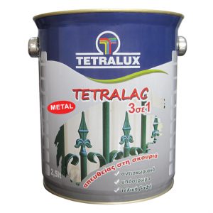 Tetralac Metal 3 σε 1- Βερνικόχρωμα διακοσμητικό