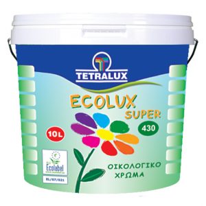  Ecolux Super Οικολογικό πλαστικό χρώμα TETRALUX
