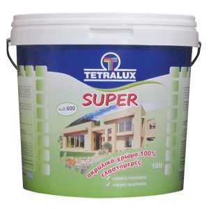 Super - Ακρυλικό χρώμα τοίχου 100 %